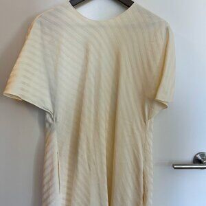 Banana Republic Stripe Viscose Linen Mini Dress